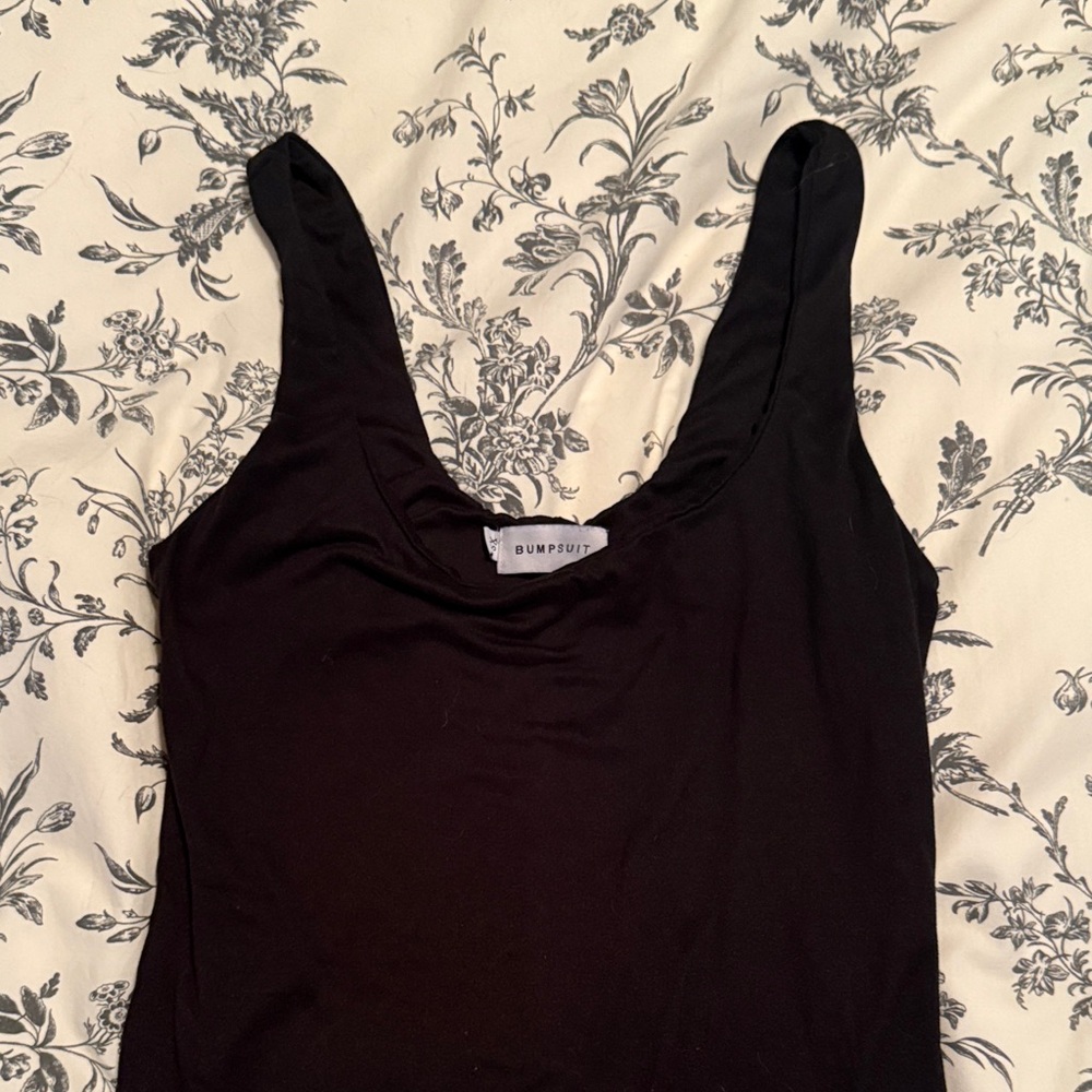 Black Full Length Bumpsuit (maternity)